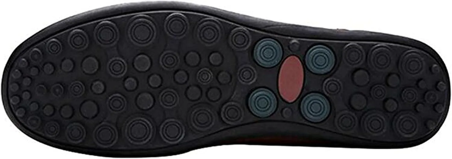Go Tour Men's Premium Genuine Leather Casual Slip on Loafers Breathable Driving Shoes Fashion Slipper