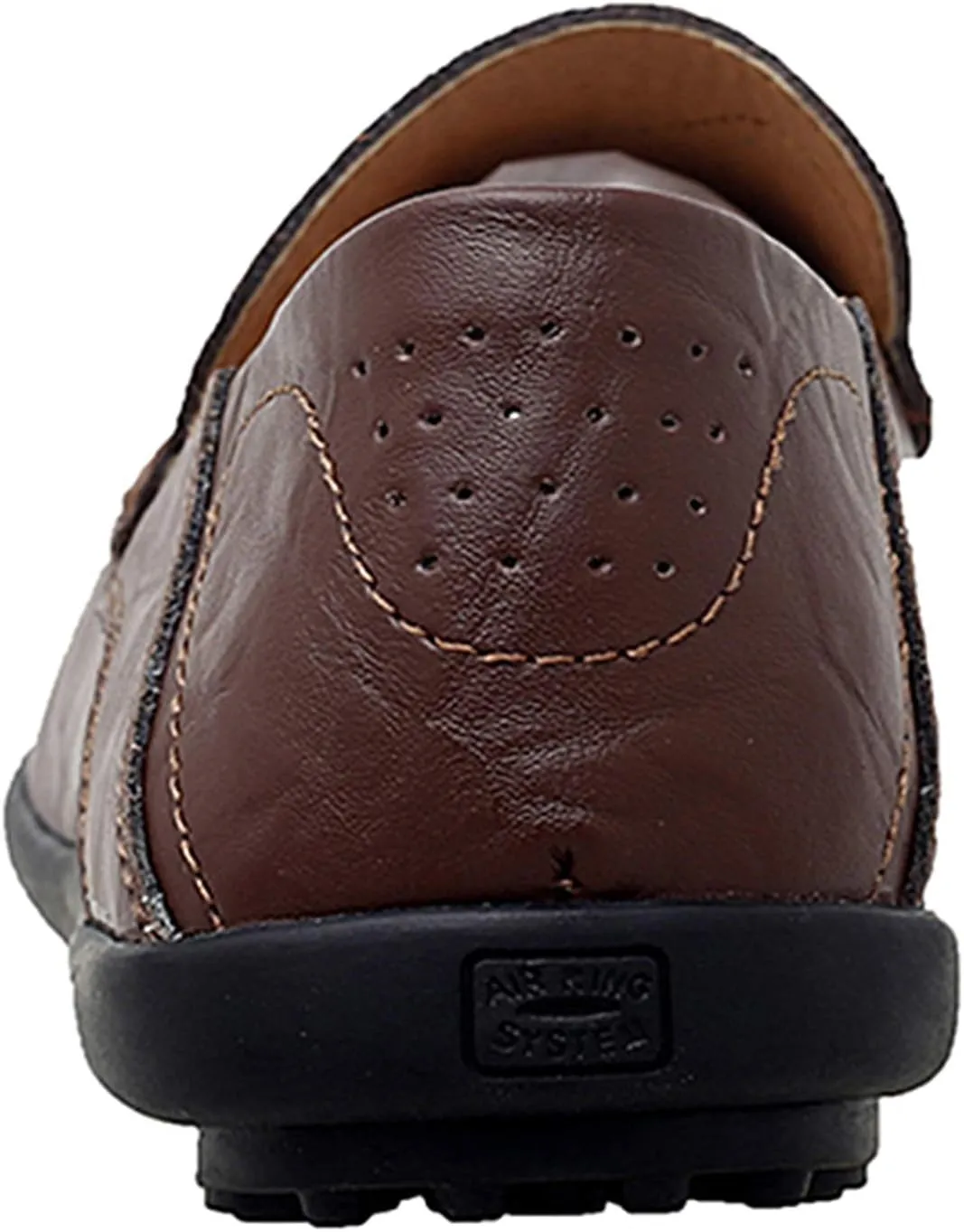 Go Tour Men's Premium Genuine Leather Casual Slip on Loafers Breathable Driving Shoes Fashion Slipper