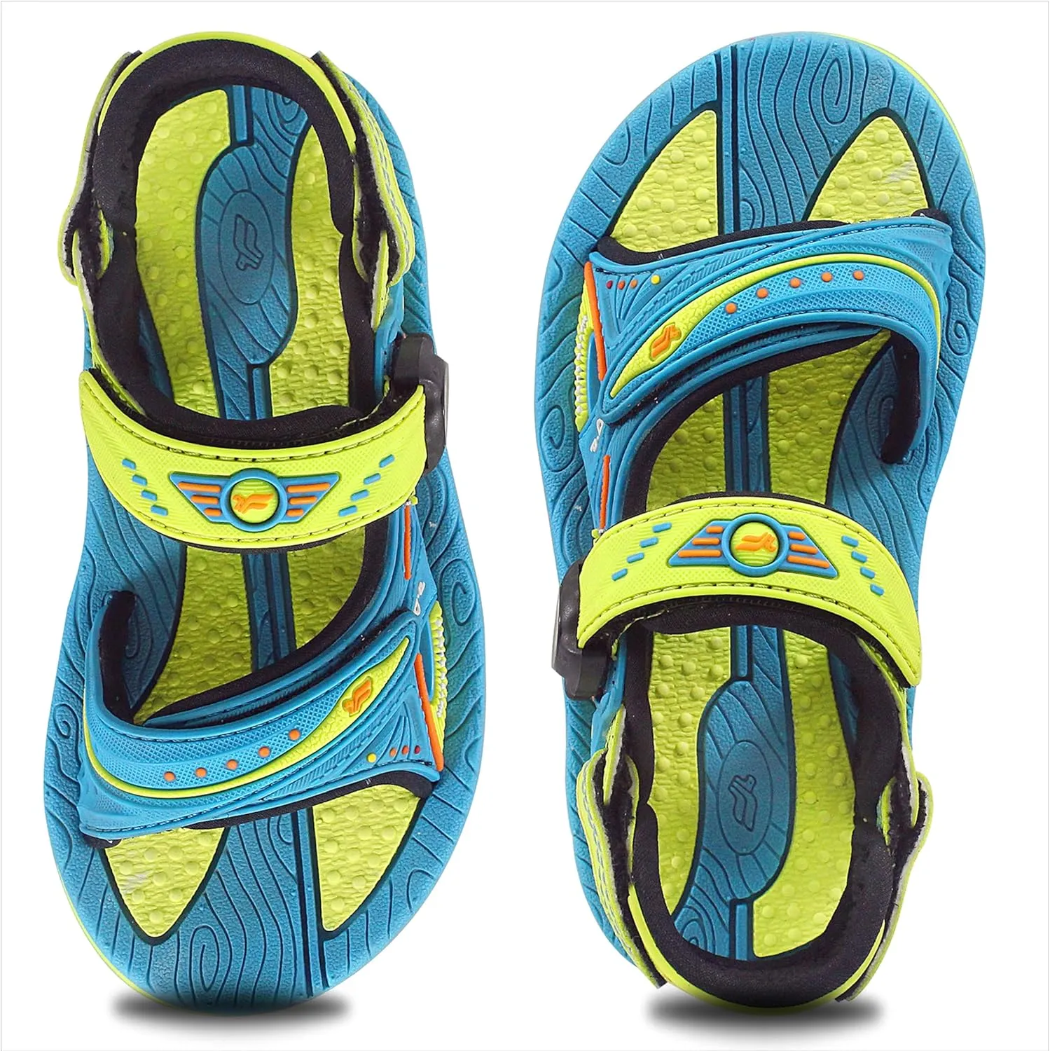 Gold Pigeon Shoes KIDS Easy Snap Lock Outdoor/Water Sandals & Slides. Adjustable Straps