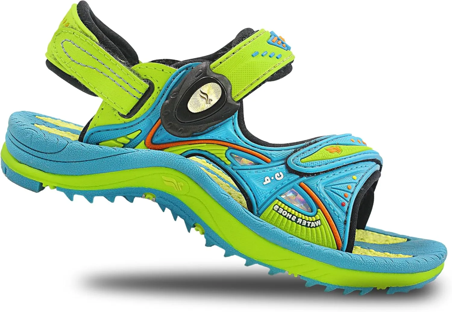 Gold Pigeon Shoes KIDS Easy Snap Lock Outdoor/Water Sandals & Slides. Adjustable Straps