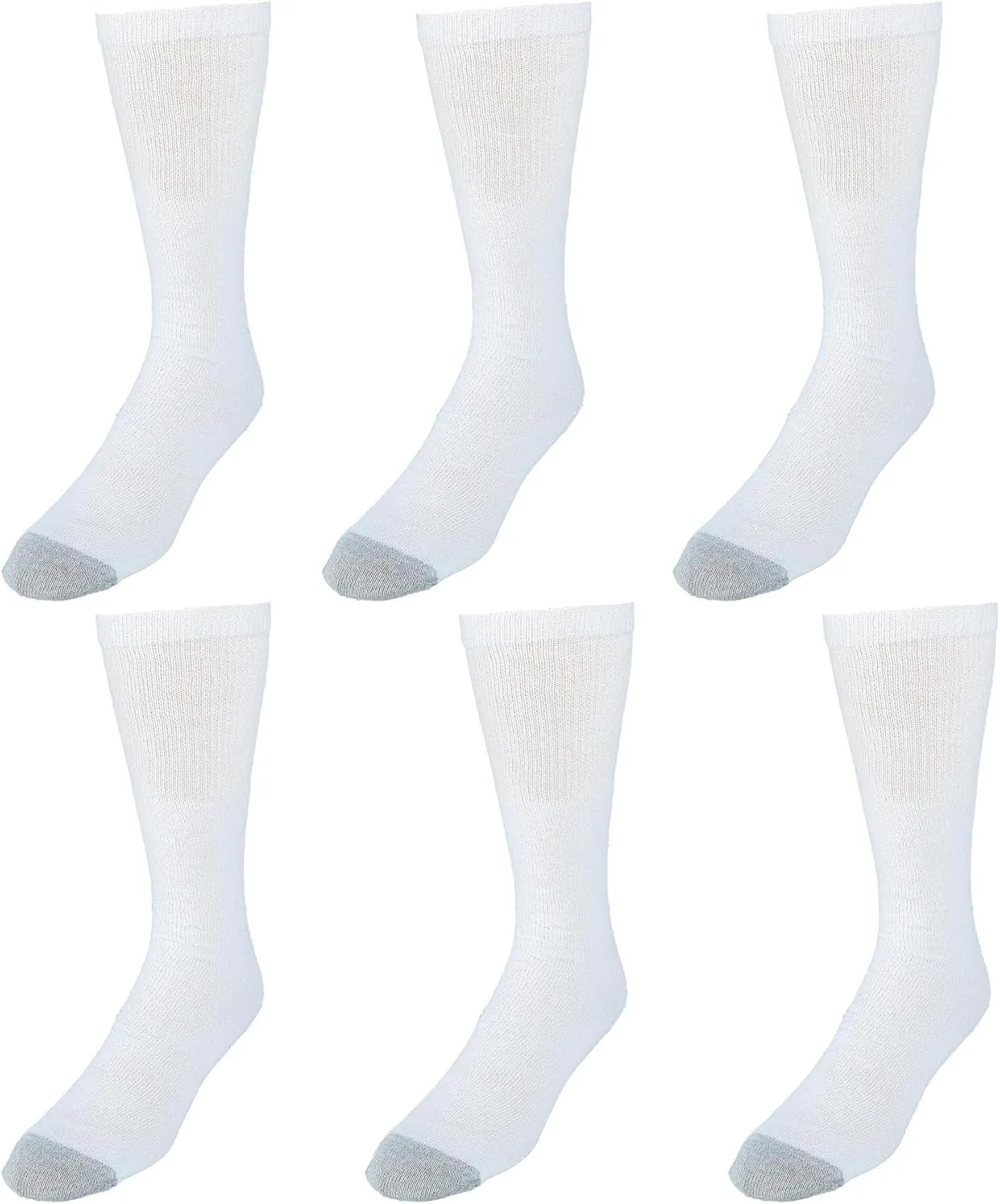 Hanes Men's Over the Calf Tube Socks (6 Pair Pack)