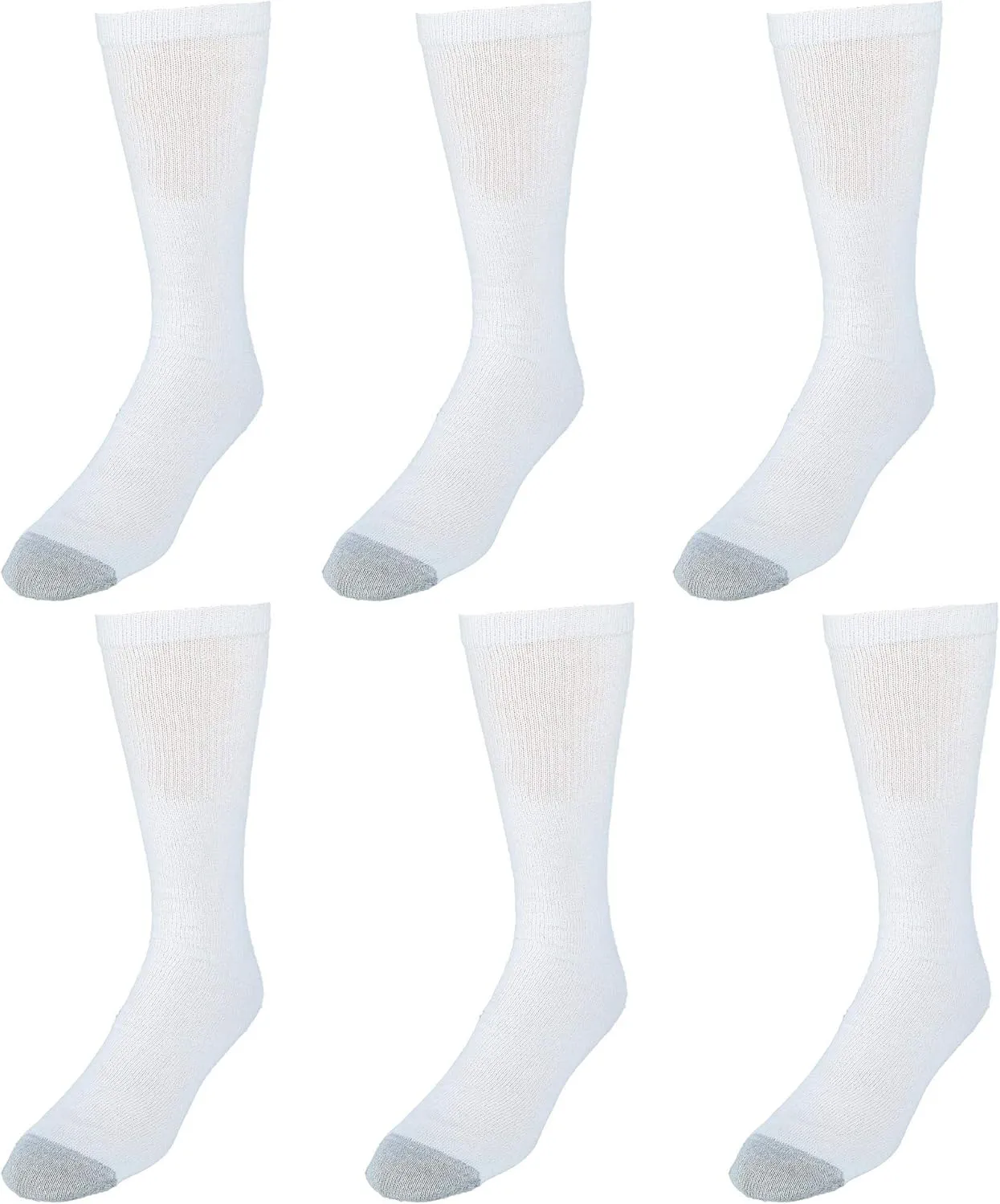 Hanes Men's Over the Calf Tube Socks (6 Pair Pack)
