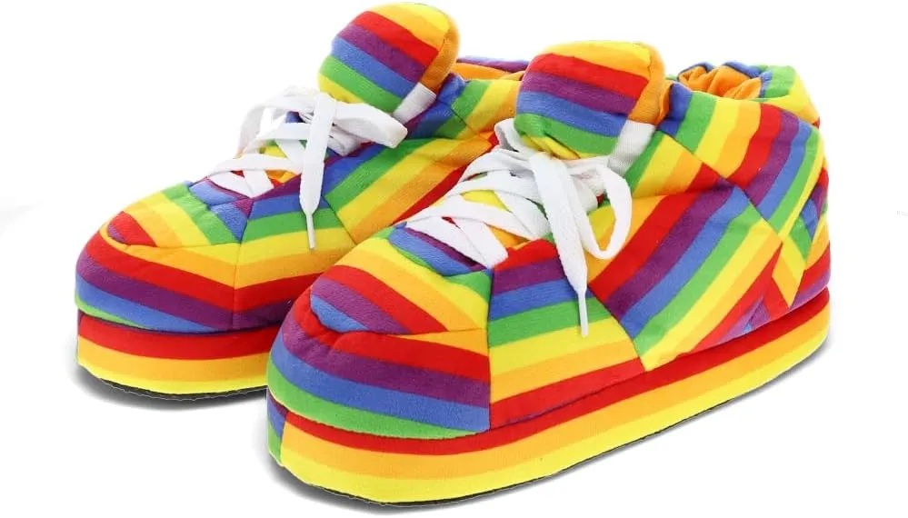 Happy Feet Slippers Standard Sneaker Slippers for Men, Women, and Kids - Women Shoes, Gifts for Women, As Seen on Shark Tank - Classy Oversized House Slippers for Women with Non-Slip Rubber Soles