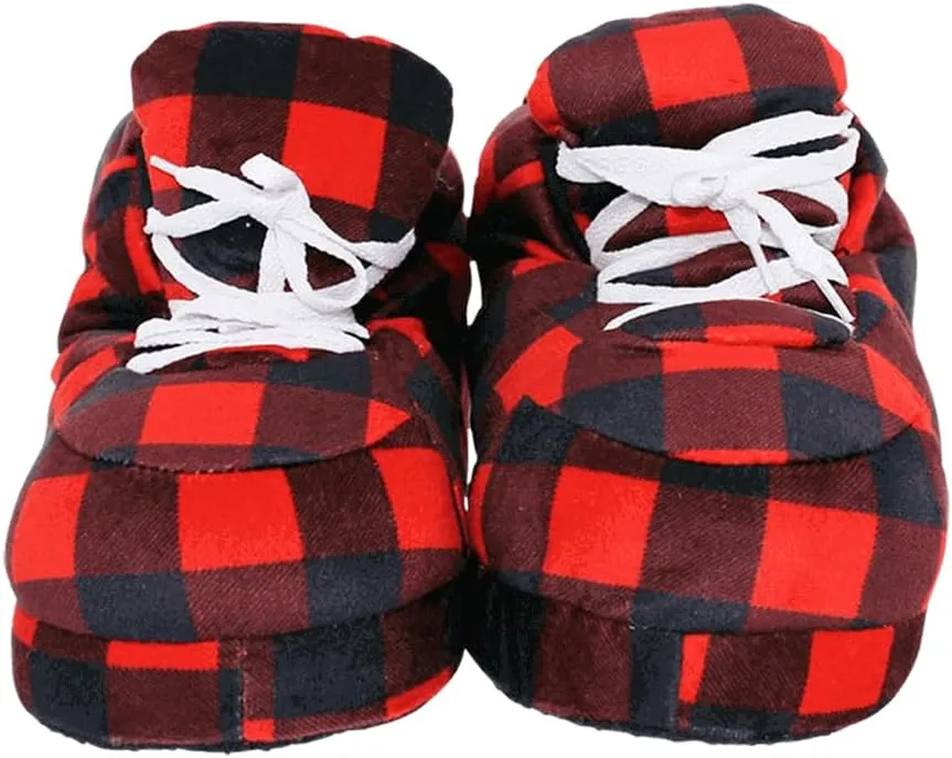 Happy Feet Slippers Standard Sneaker Slippers for Men, Women, and Kids - Women Shoes, Gifts for Women, As Seen on Shark Tank - Classy Oversized House Slippers for Women with Non-Slip Rubber Soles