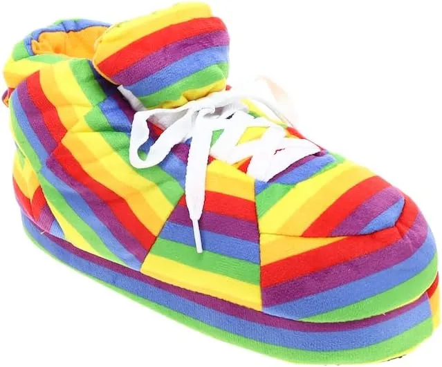Happy Feet Slippers Standard Sneaker Slippers for Men, Women, and Kids - Women Shoes, Gifts for Women, As Seen on Shark Tank - Classy Oversized House Slippers for Women with Non-Slip Rubber Soles