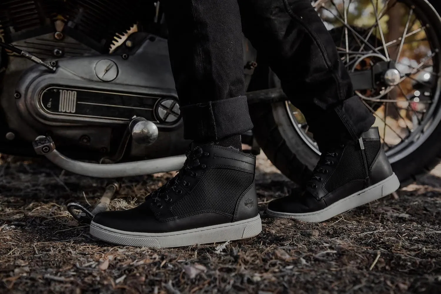 HARLEY-DAVIDSON FOOTWEAR men's Dixson 4" Sneaker