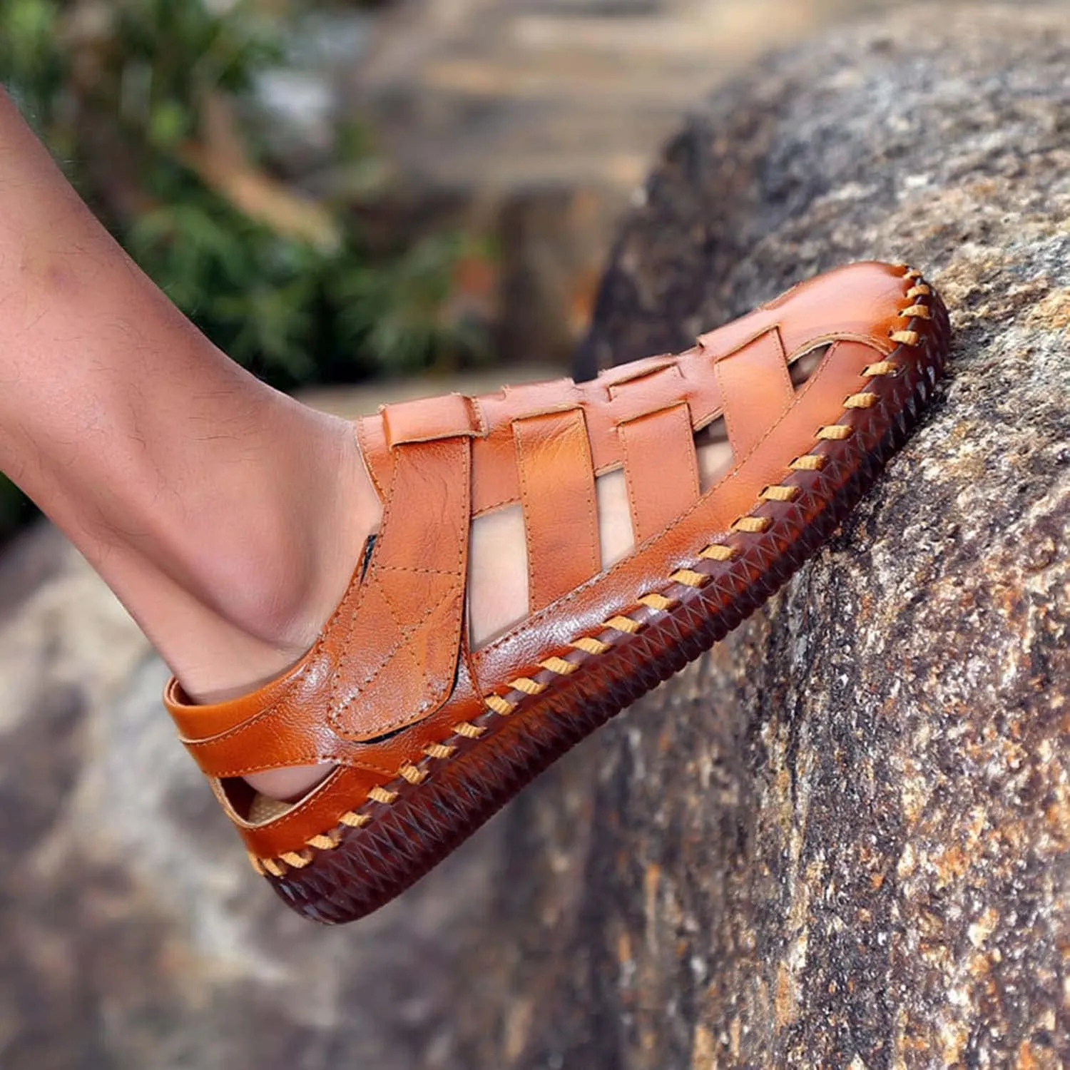 HESBITEUL Mens Sport Sandals Outdoor: Non-Slip MD Slide for Trail Hiking