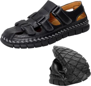 HESBITEUL Mens Sport Sandals Outdoor: Non-Slip MD Slide for Trail Hiking