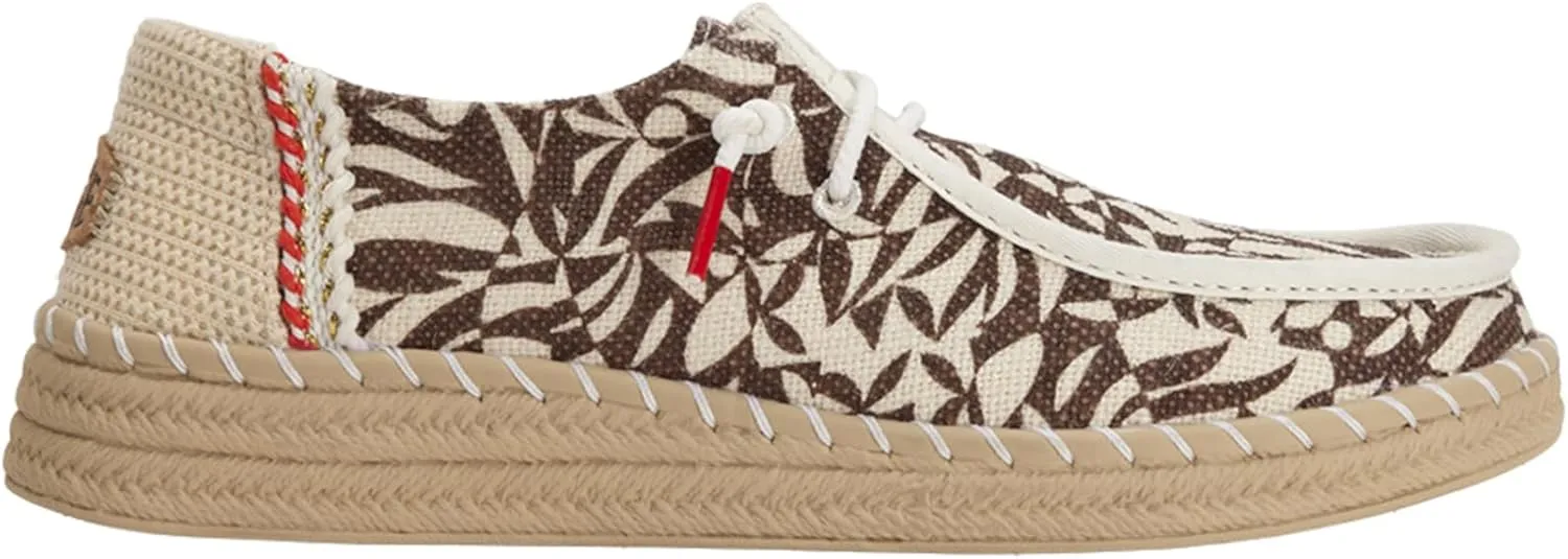 Hey Dude Women's Wendy Espadrille Retro Palm Loafer