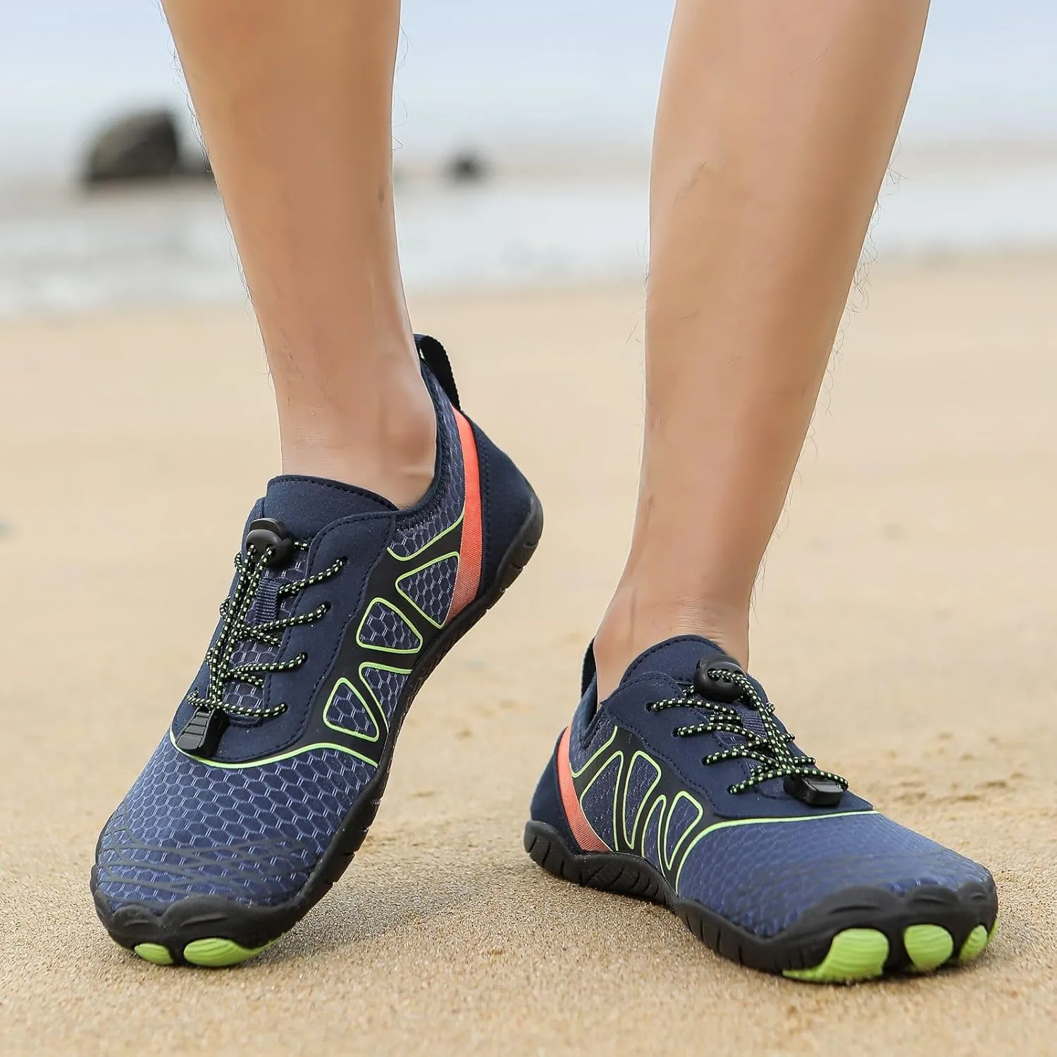 Hike Barefoot Shoes Women Men Pro Barefoot Shoes with Wide Toe Box Healthy and Non-Slip Breathable Quick Dry Zero Drop Trail Running Shoe Hiking Athletic Sneakers Hiking Shoe