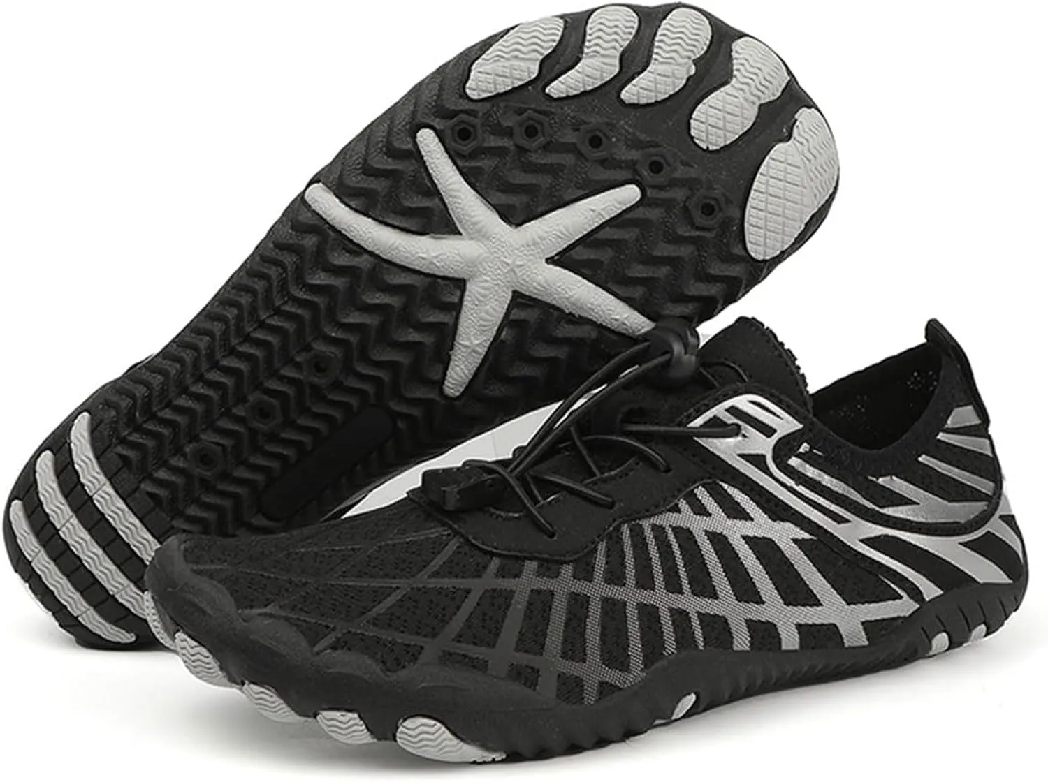Hiking Barefoot Shoes for Women Men,Pro-Healthy&Non-Slip Water Shoes Footwear, Wide Toe Waterproof Trail Running Footwear,Beach Pool Aqua Swimming Sur Fitness Barefoot Wear Unisex