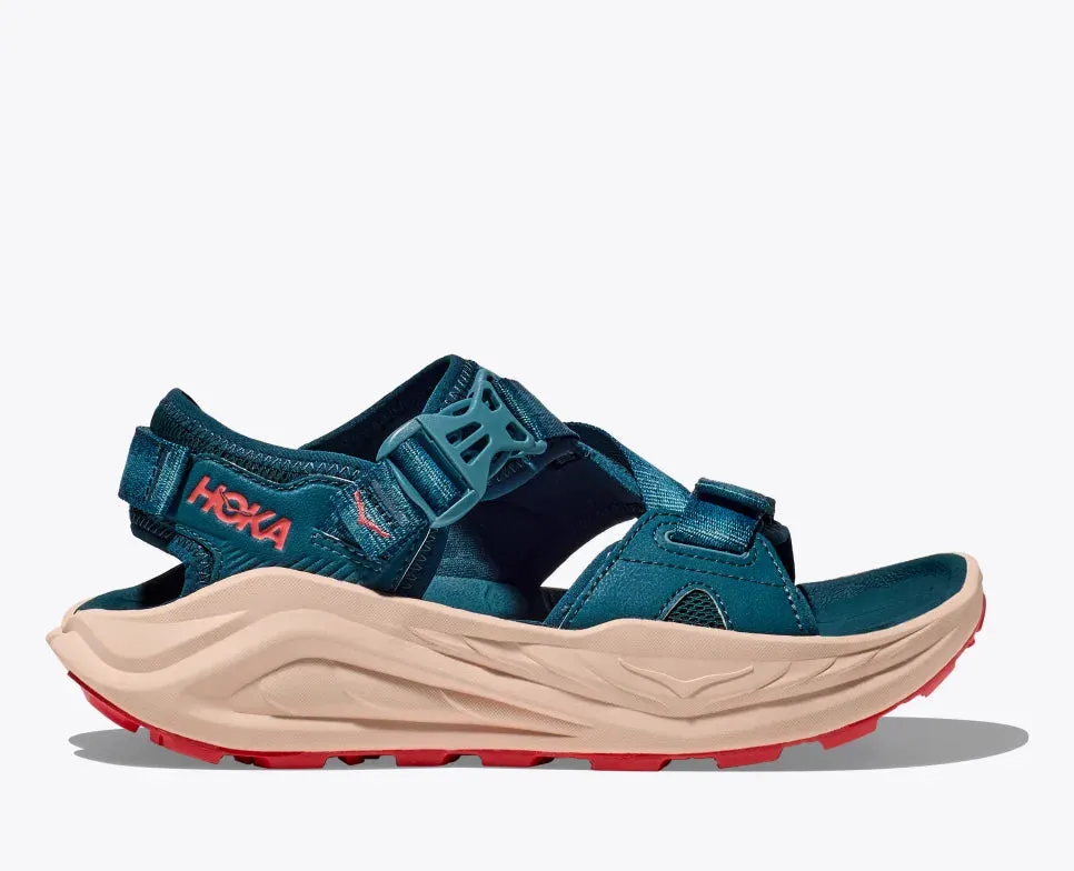 Hoka One One Women's Infini Hike TC Blue twilight / Grapefruit