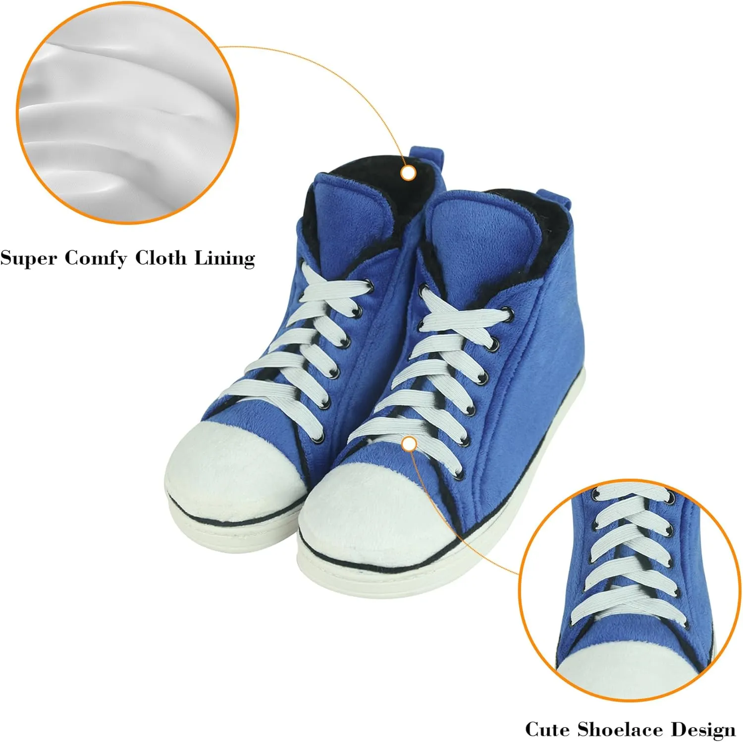 Home Slipper Men's Winter Warm Plush Indoor House Outdoor Fashion Sneaker Slippers Boots