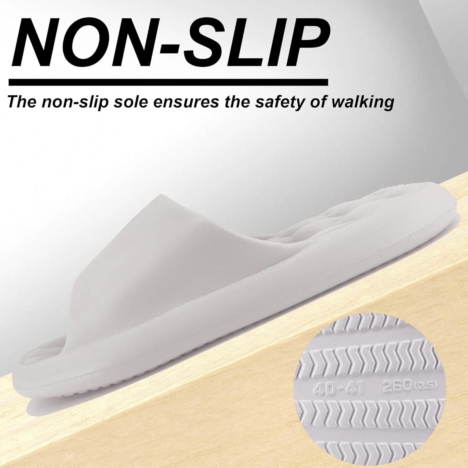 House Slides for Women Men Cloud Pillow Slippers Sandals, Non-Slip Shower Shoes, Cushioned Thick Sole Fit Bathroom Bedroom Pool Beach