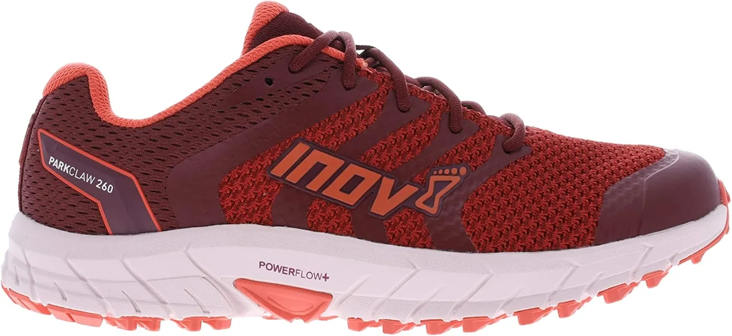 Inov 8 Women's Parkclaw 260 Knit Trail Running Shoes Red/Burgundy