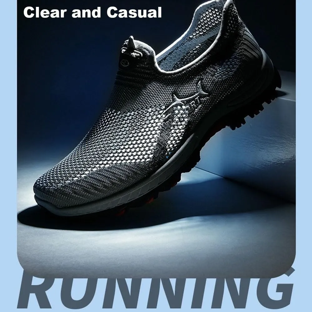 Jarv Cooling Comfort Sneaker, 2025 Atlacoast Soft Bottom Mesh Breathable Anti-Slip Slip on Sports Men Shoes for Commuting