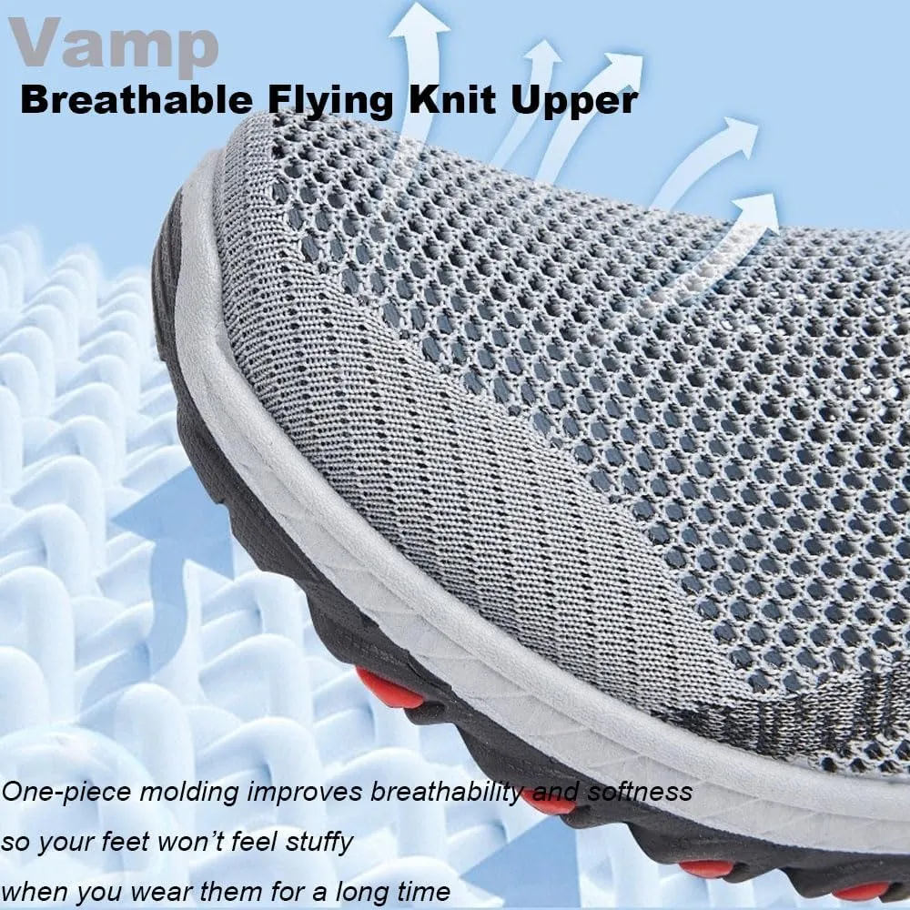 Jarv Cooling Comfort Sneaker, 2025 Atlacoast Soft Bottom Mesh Breathable Anti-Slip Slip on Sports Men Shoes for Commuting