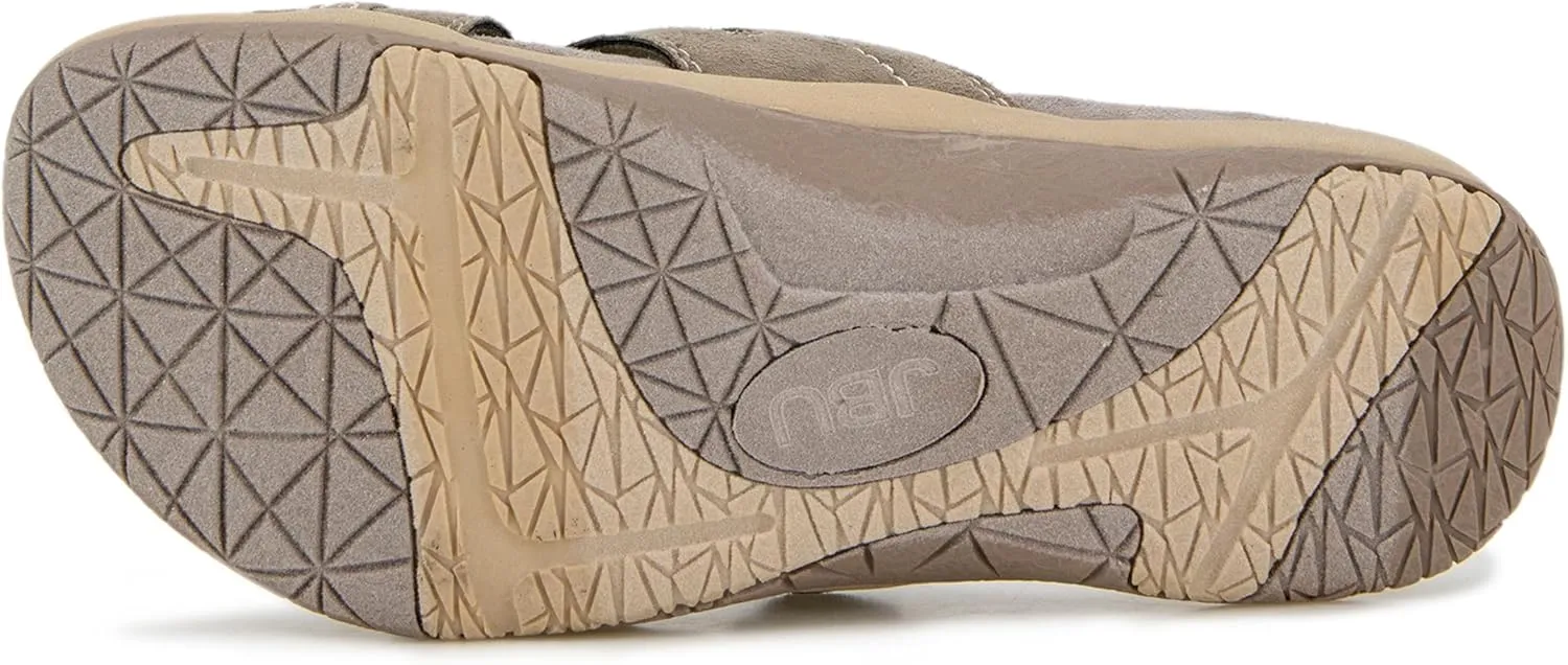 JBU Sissey Vegan Women's Comfort Casual Slip On Classic Flat Sandal