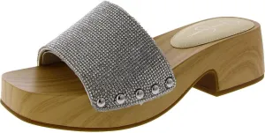 Jessica Simpson Womens Rexile Studded Clogs