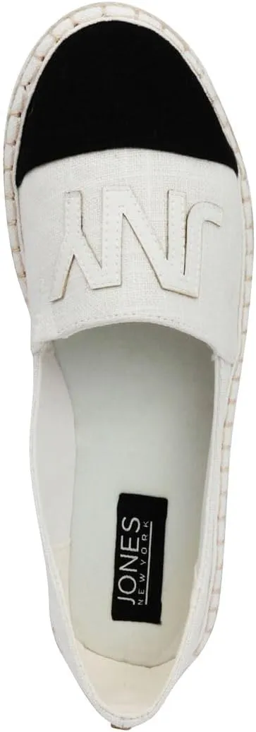 Jones New York Women's Loafer – Casual Slip-On Flat Shoes, Comfortable Round Toe, Available in Wide/Medium Widths