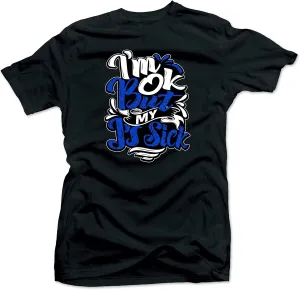 Jordan Retro 3 Varsity Royal Blue Match Tees