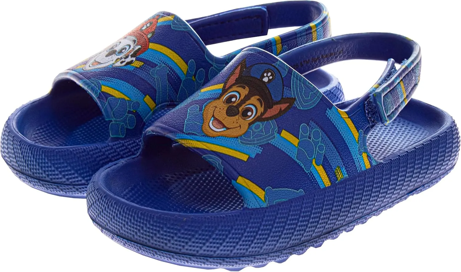 Josmo Kids Slides Open Toe Sandal - SpiderMan Paw Patrol Cars - Boys Sandals Slide SlipOn (sizes: 5-10 toddler)