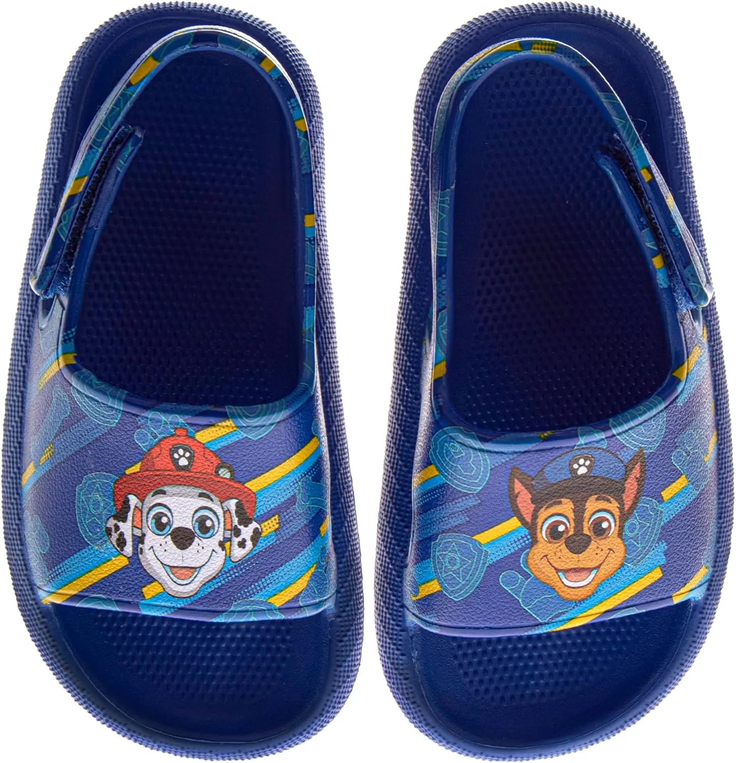 Josmo Kids Slides Open Toe Sandal - SpiderMan Paw Patrol Cars - Boys Sandals Slide SlipOn (sizes: 5-10 toddler)