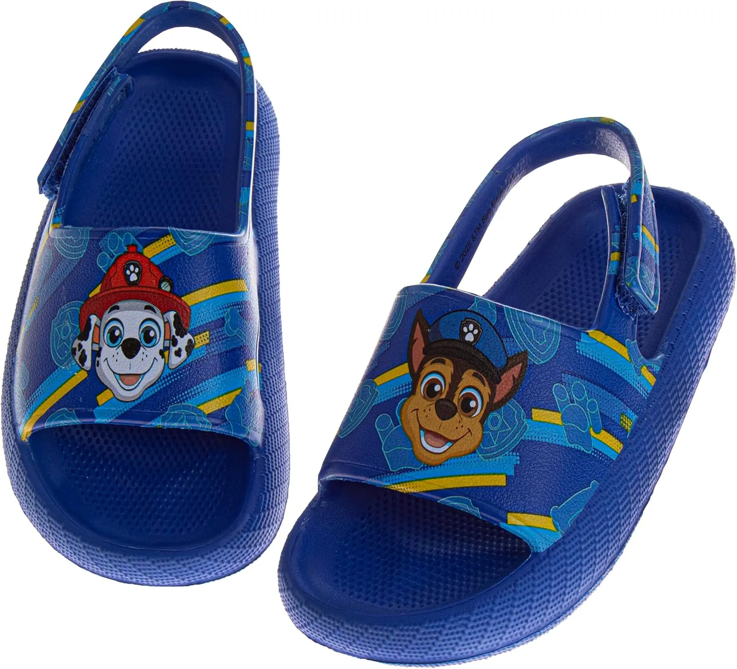 Josmo Kids Slides Open Toe Sandal - SpiderMan Paw Patrol Cars - Boys Sandals Slide SlipOn (sizes: 5-10 toddler)