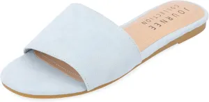 Journee Womens Kolinna Tru Comfort Foam Slip On Flat Sandals