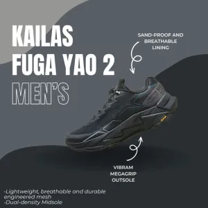 Kailas FUGA Yao 2 Trail Running Shoes Men's (Black/Iridescent)