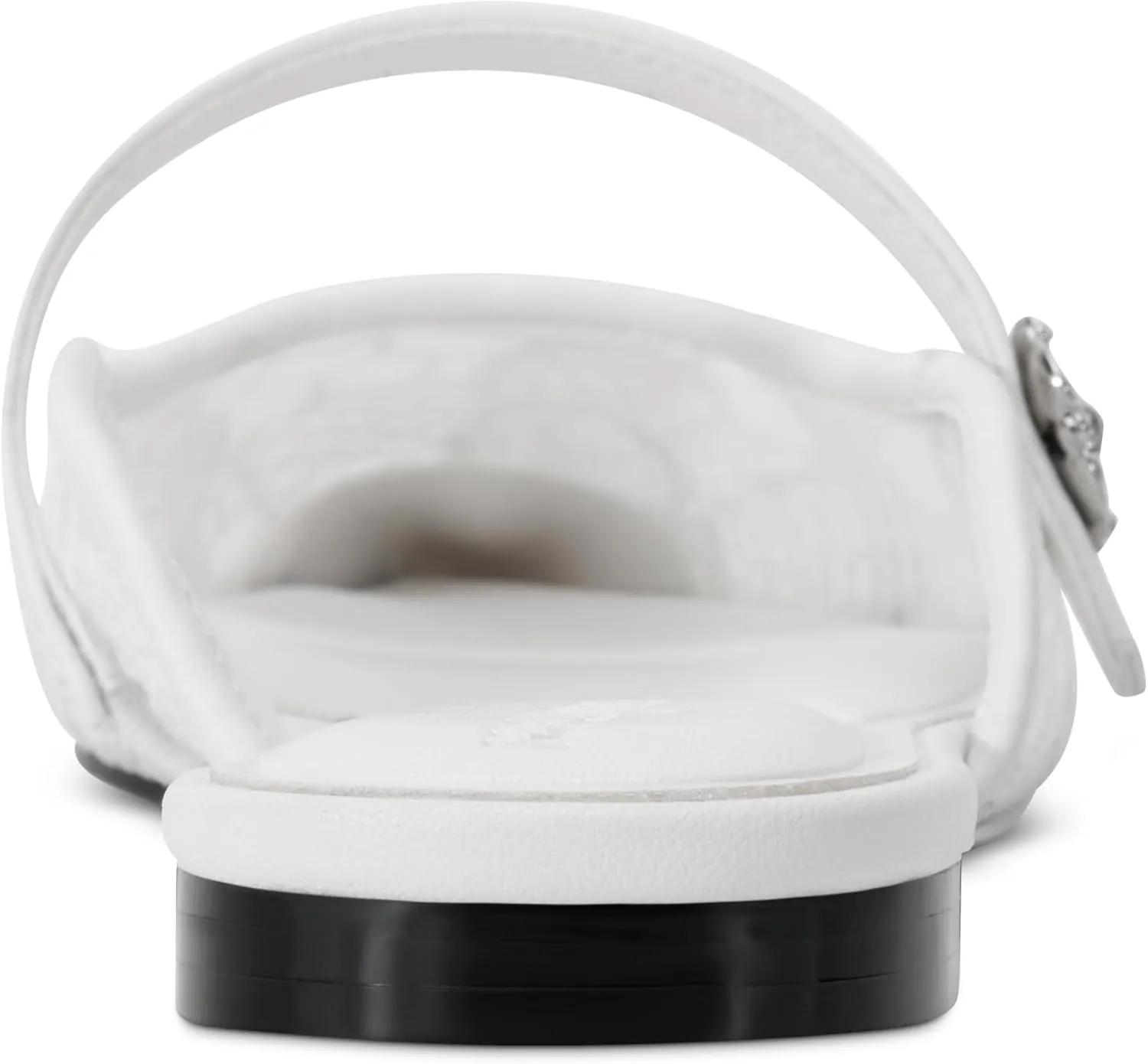 Karl Lagerfeld Paris Women's Everyday Cushioned Insole Vadyn-Flat Mule Slide Sandal