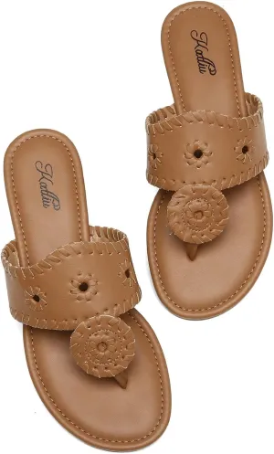 katliu Women's Flat Sandals Flip Flop Sandals Dressy Thong Sandals