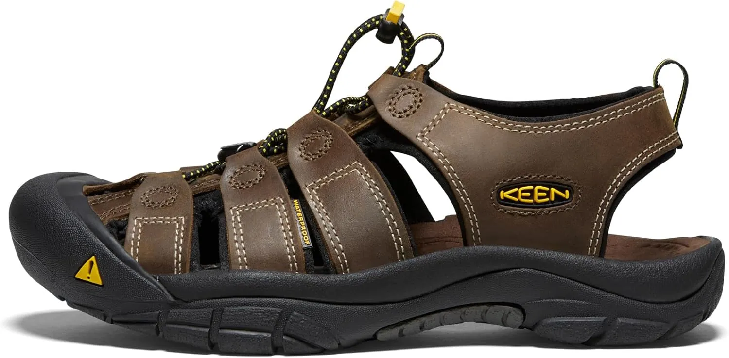 KEEN Men's Newport Closed Toe Comfortable Durable Leather Water Sandals