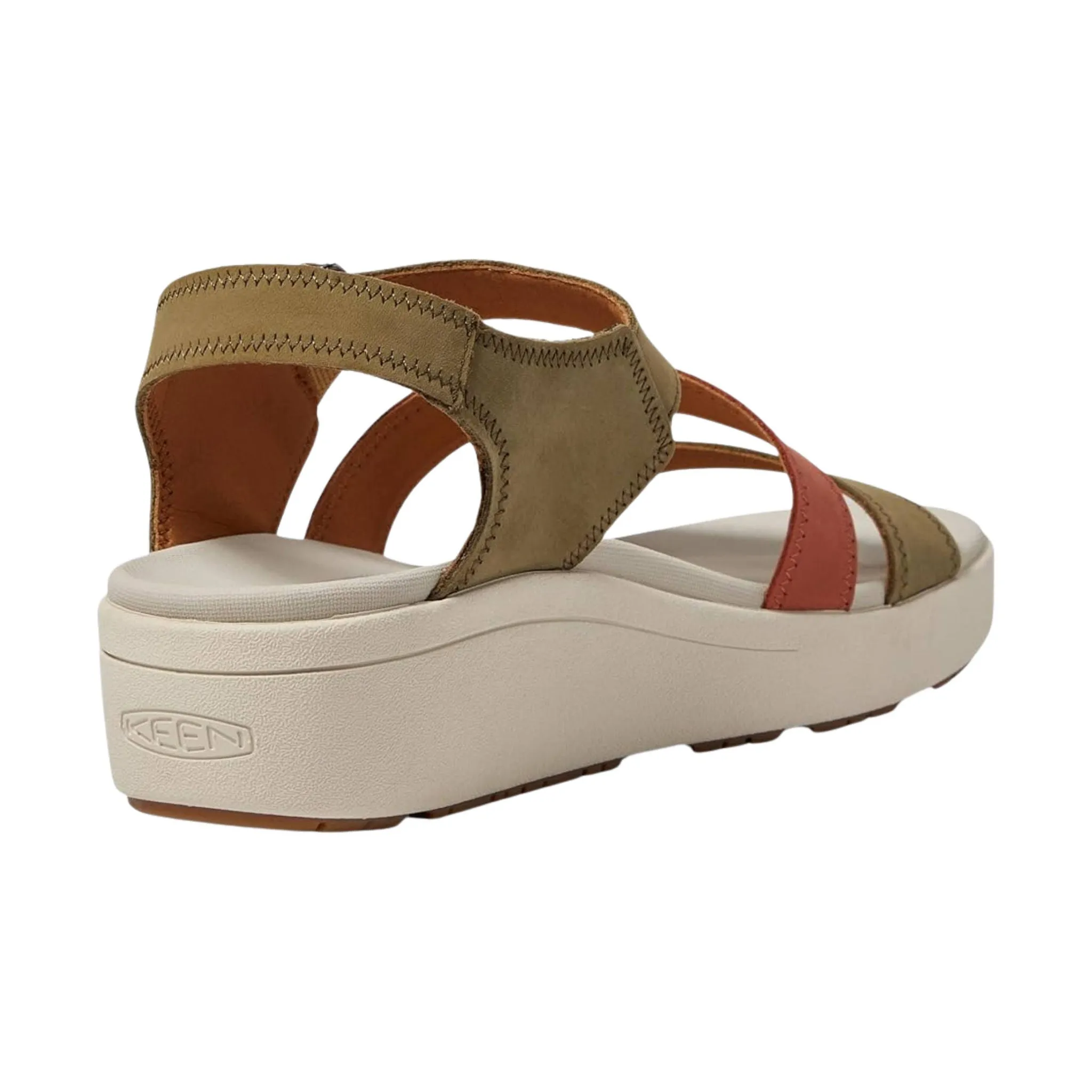 KEEN Women's Ellecity Sandal - Martini Olive/Baked Clay