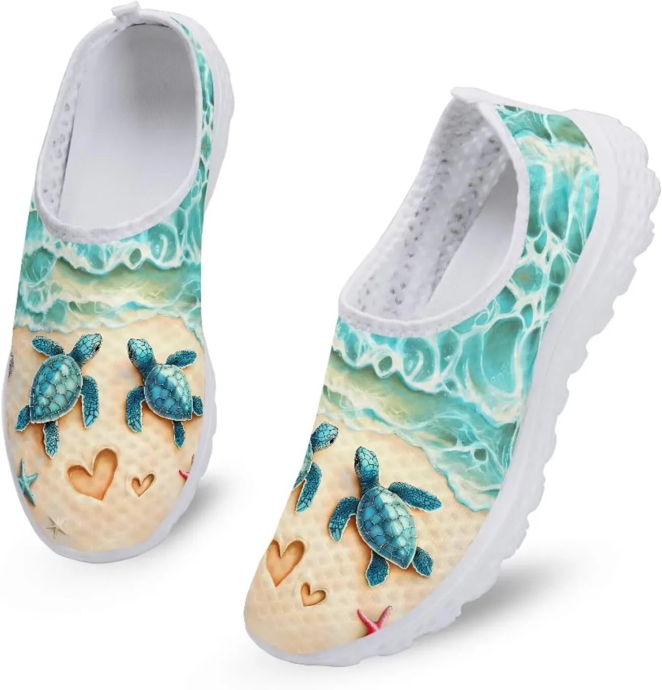 KEIAHUAN Trail Running Shoes Women Lightweight Fashion Casual Mesh Sneakers Flats