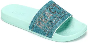Kenneth Cole REACTION Women's Screen Jewel Slide Sandal