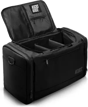 (Kicks Kase Premium Sneaker Bag & Travel Duffel Bag - 3 adjustable compartment dividers - For shoes, clothing and gym