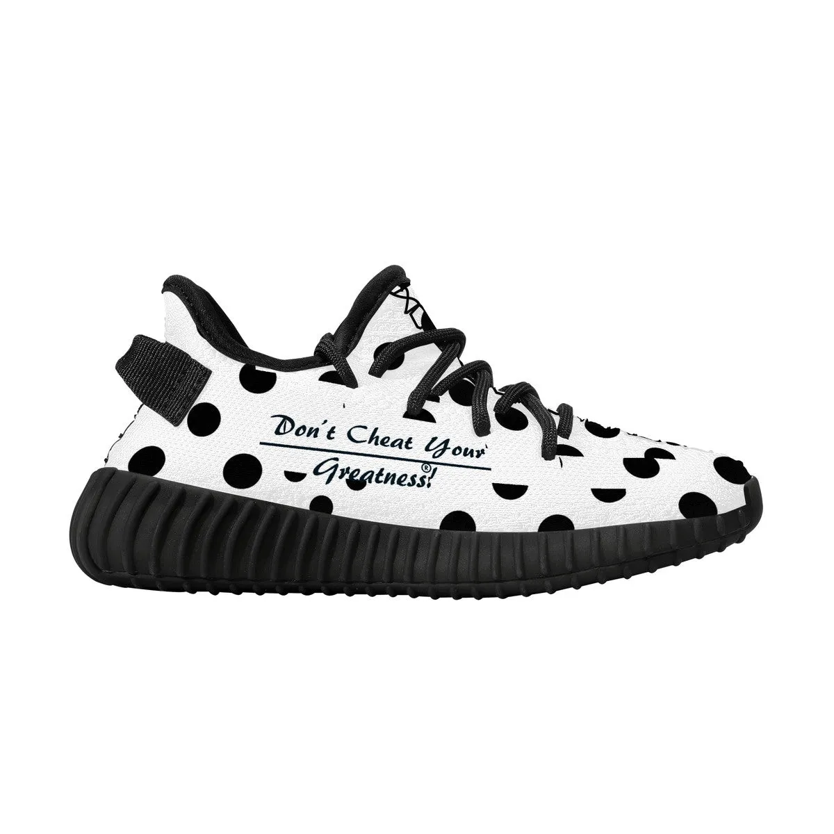 Kids Mesh Knit Sneaker - Black
