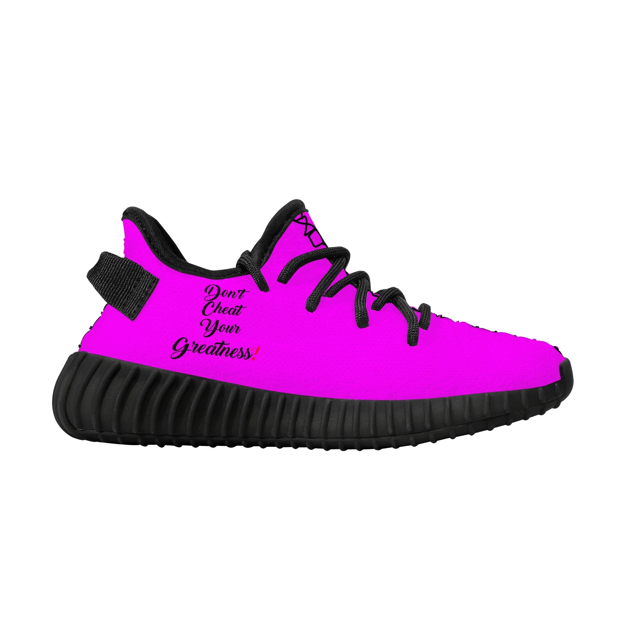 Kids Mesh Knit Sneaker - Black
