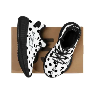 Kids Mesh Knit Sneaker - Black