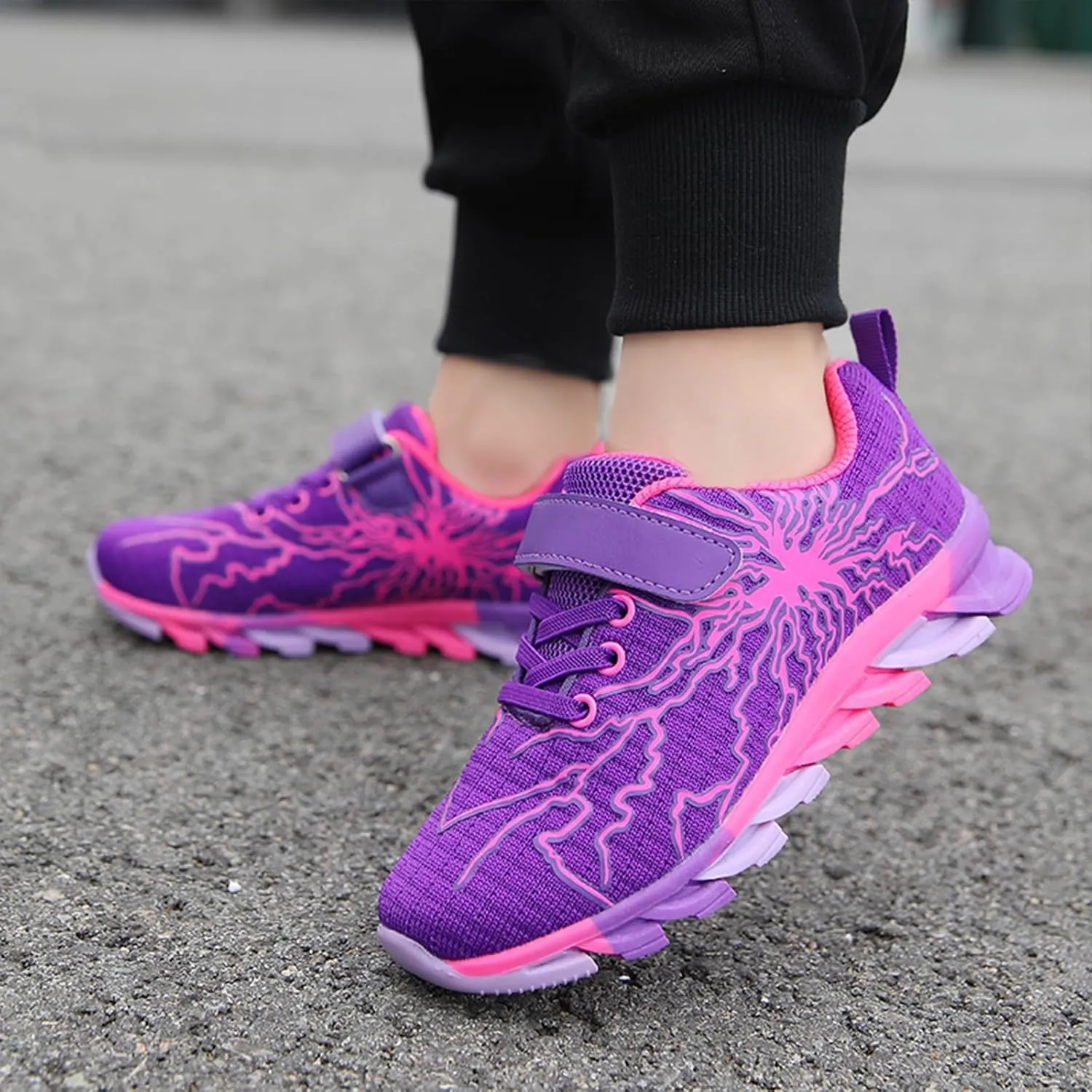 Kids Shoes Sneakers for Boys Girls Running Trainer Breathable Sport Shoes Lightweight Sneakers for Little Kids/Big Kids