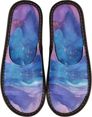 KLL Spa Slippers Indoor Portable Cozy Dorm Home Slides for Airplane Guests Party