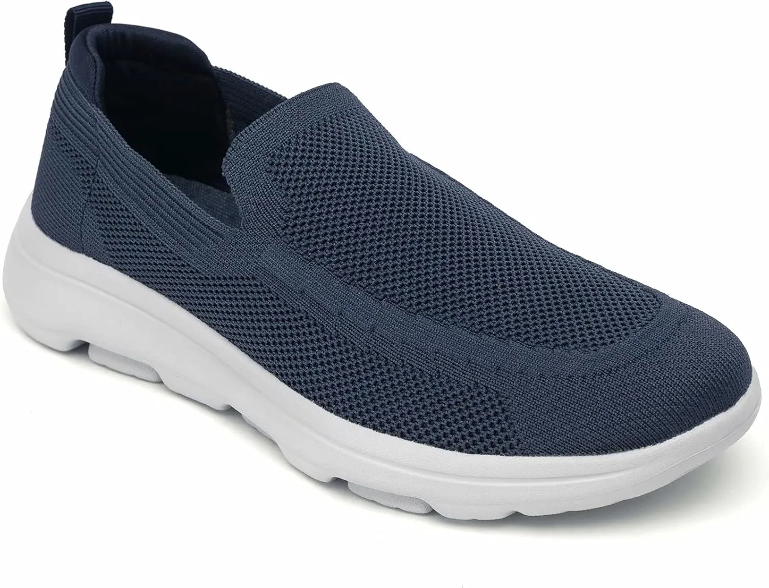 konhill Men's Walking Shoes Slip on Loafers- Mesh Casual Tennis Sneaker Breathable Shoes