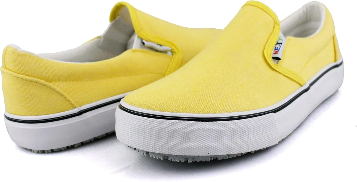 Laforst Womens Nextgen Sunbrella Upper Nonslip Waitress Server Slip On Fashion Flat