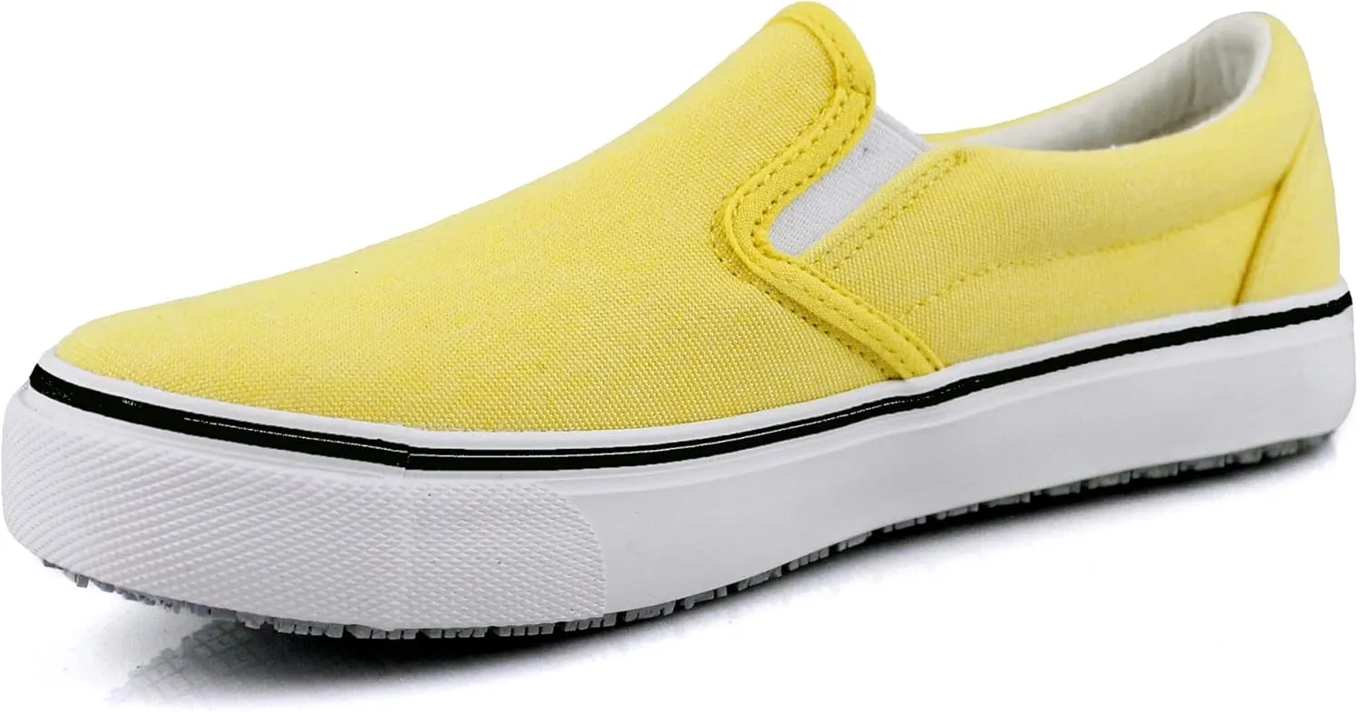 Laforst Womens Nextgen Sunbrella Upper Nonslip Waitress Server Slip On Fashion Flat