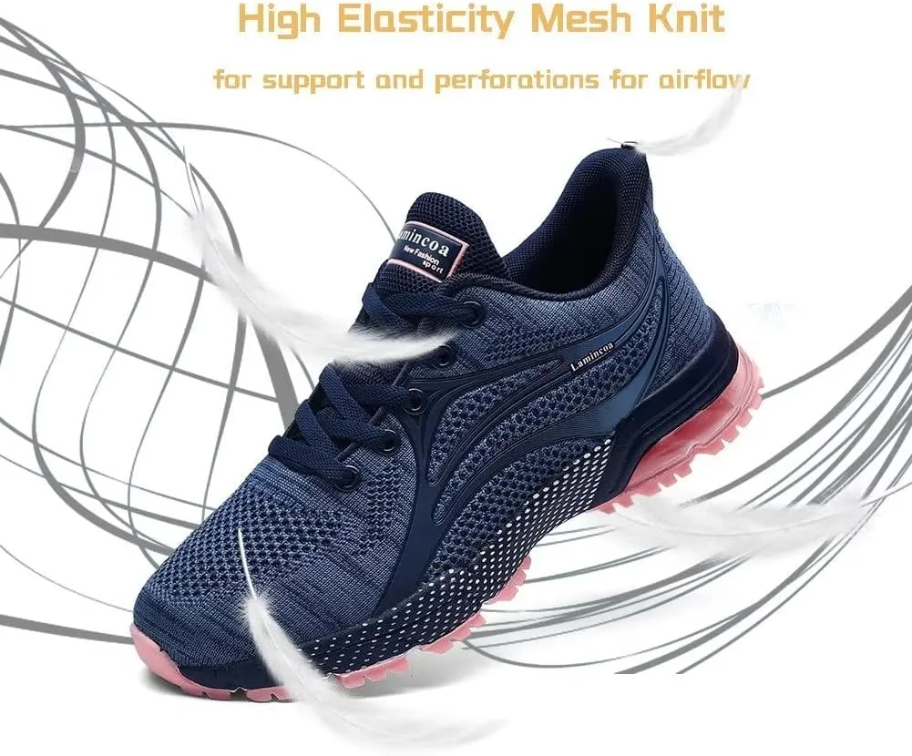 Lamincoa Womens Air Running Shoes Athletic Women Sneakers Non Slip Womens Tennis Shoes