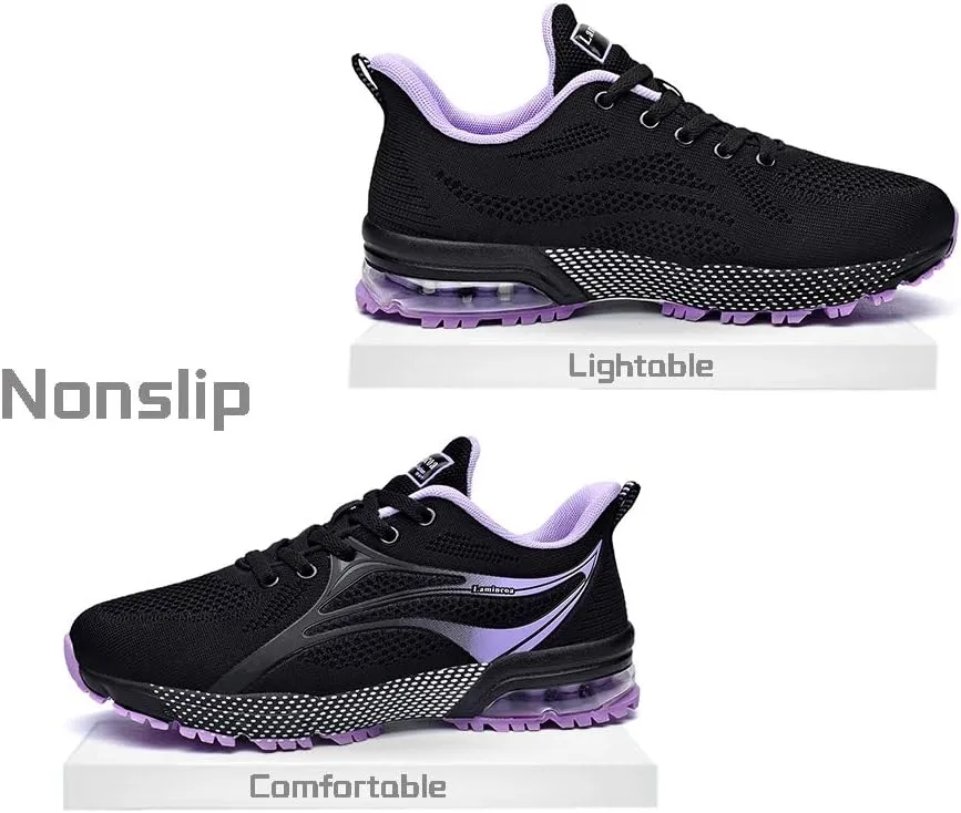 Lamincoa Womens Air Running Shoes Athletic Women Sneakers Non Slip Womens Tennis Shoes