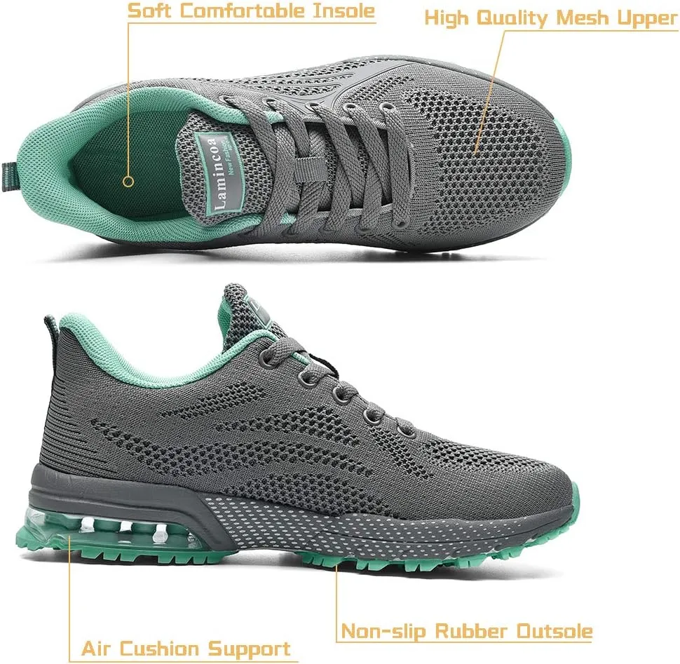 Lamincoa Womens Air Running Shoes Athletic Women Sneakers Non Slip Womens Tennis Shoes