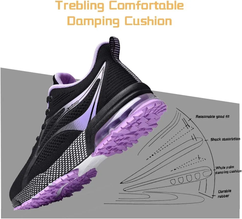 Lamincoa Womens Air Running Shoes Athletic Women Sneakers Non Slip Womens Tennis Shoes