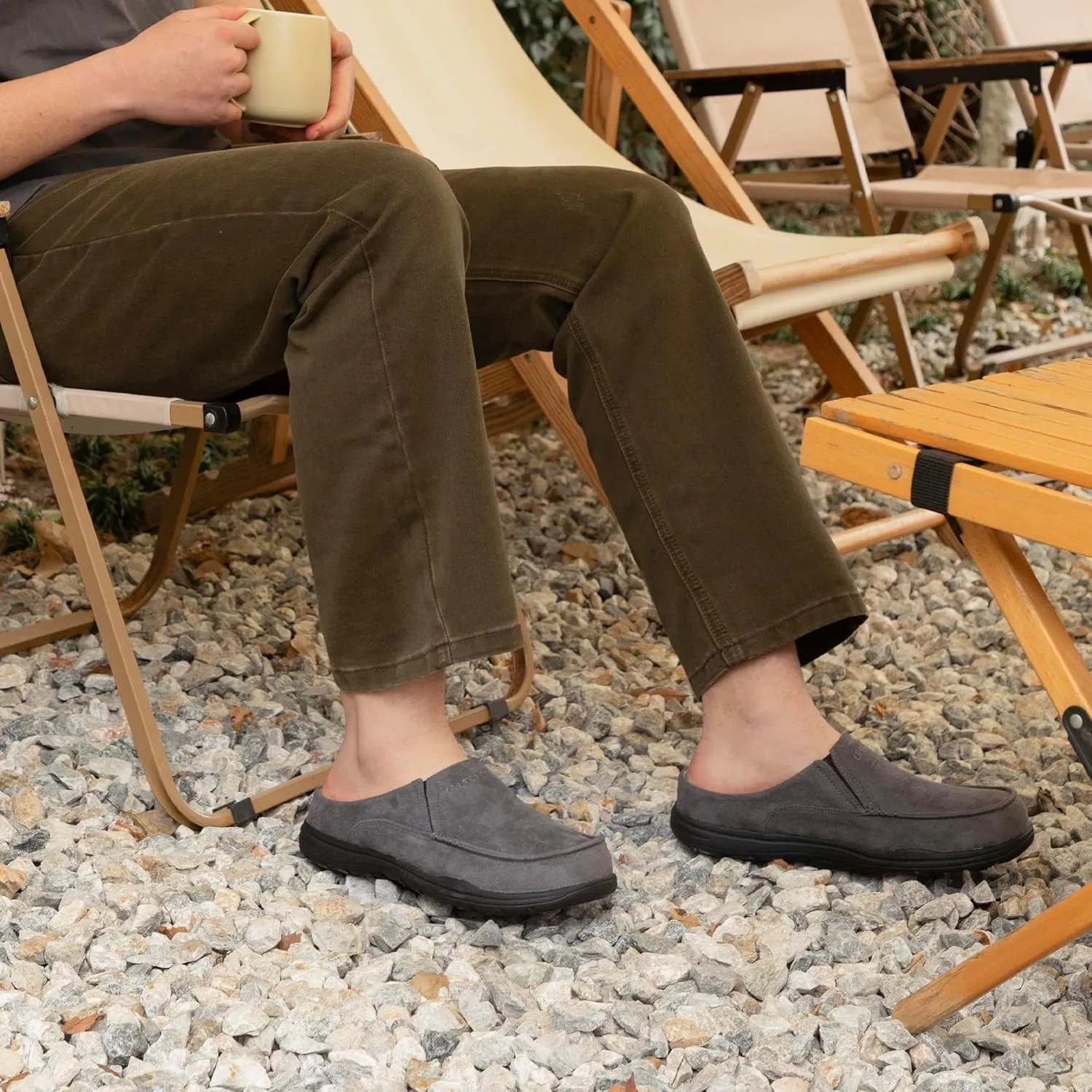 LazyStep Men's McCoy Cushioned Clog Slipper